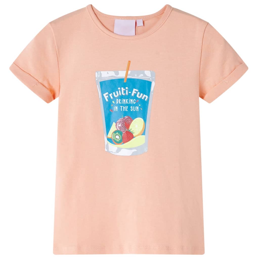 Vidaxl Shirt per bambini 140 Arancione chiaro