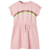 Abito per bambini Vidaxl con clowstring 128 rosa chiaro