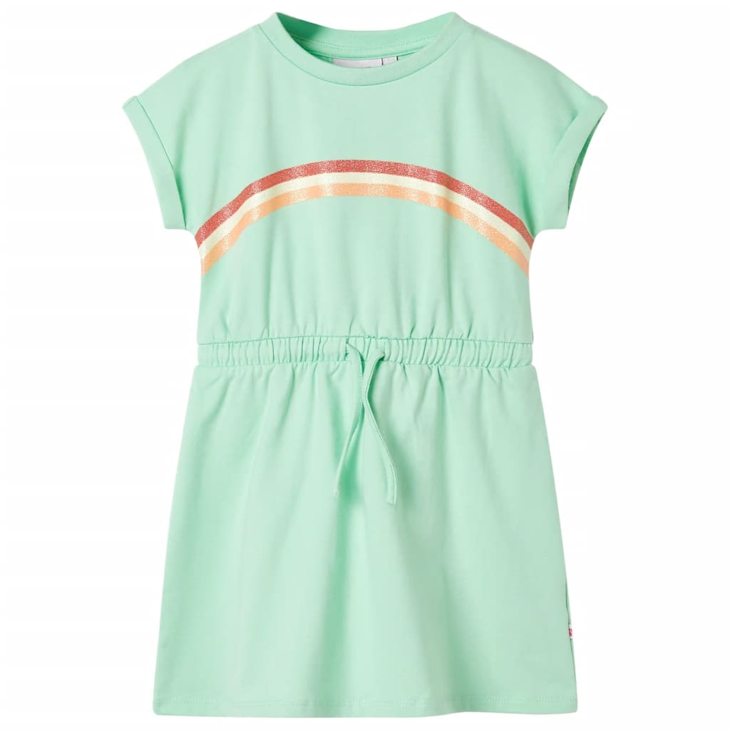 Abito per bambini Vidaxl con un verde clowstring 104 brillante