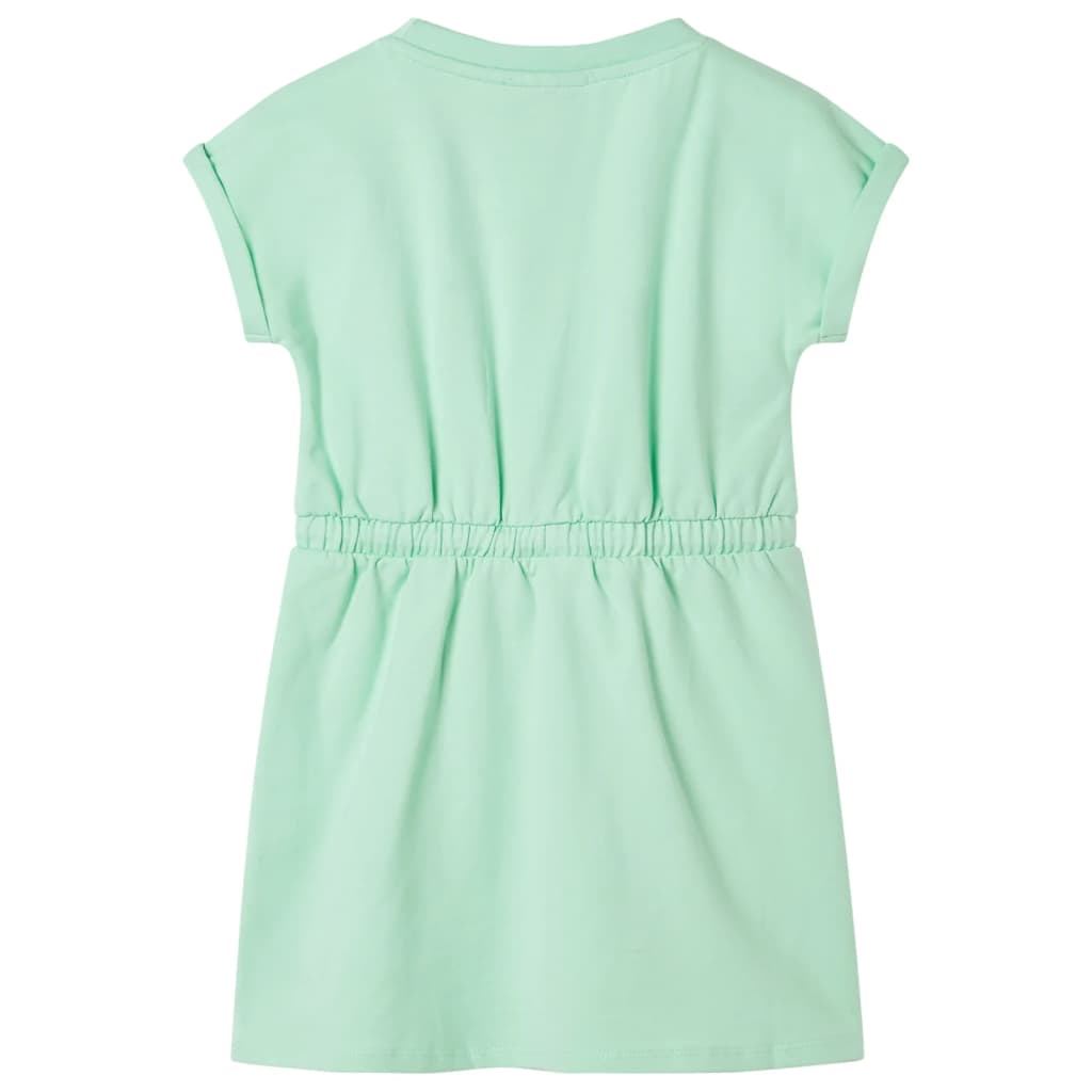 Abito per bambini Vidaxl con culo 116 verde brillante