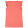 Camisa para niños Vidaxl con volantes en las mangas 116 Coral