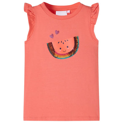 Camicia per bambini Vidaxl con volant sulle maniche 128 Corald