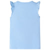 Camicia per bambini Vidaxl con volant sulle maniche 92 azzurro