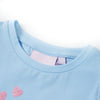 Camicia per bambini Vidaxl con increspatura sulle maniche 128 azzurro