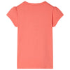 Camicia per bambini Vidaxl con maniche a berretto 140 corallo