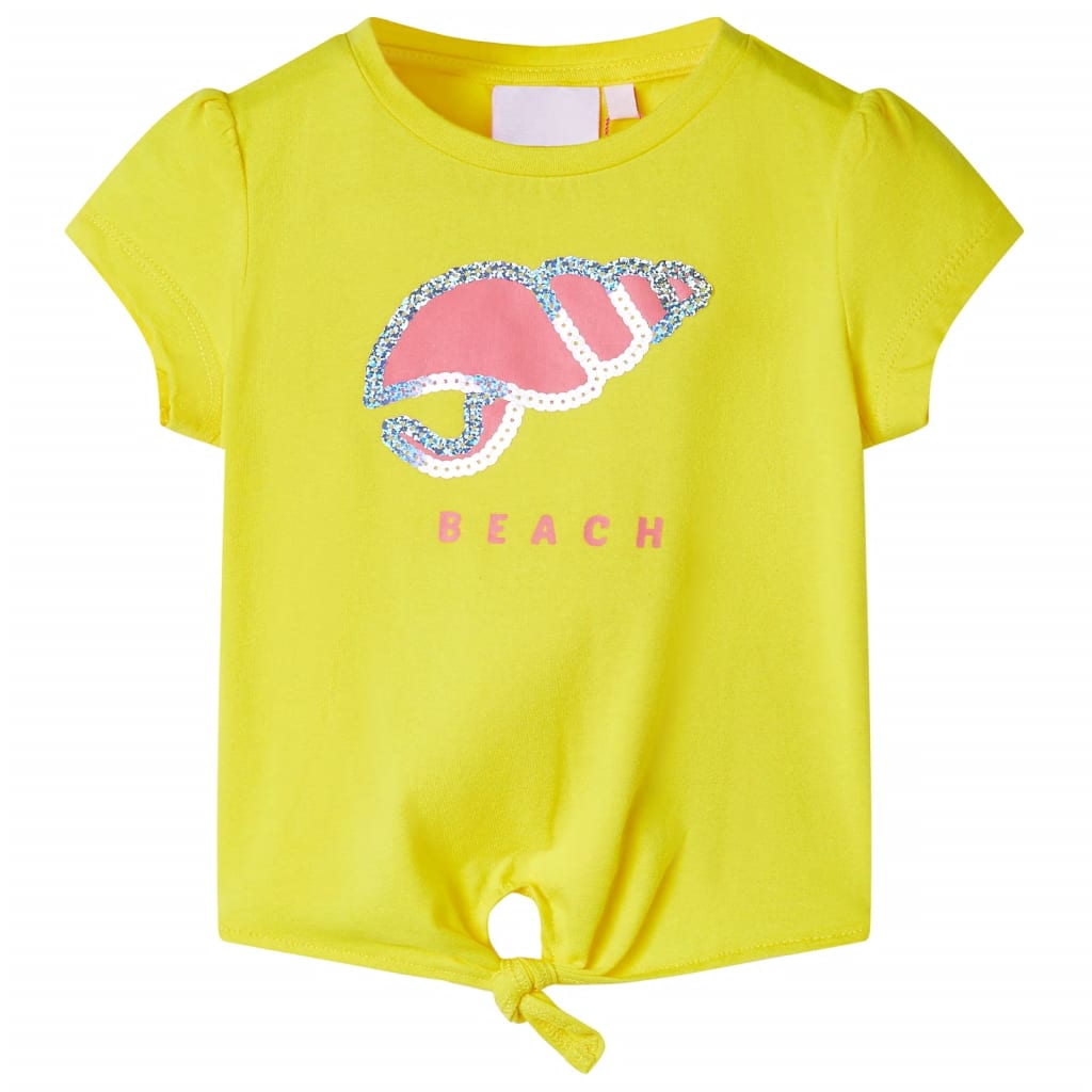 Vidaxl kindershirt 104 geel