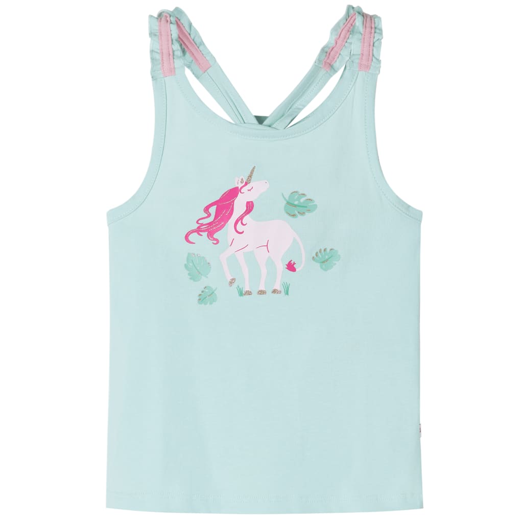 Vidaxl Children's Top 116 Light Mint -Colored