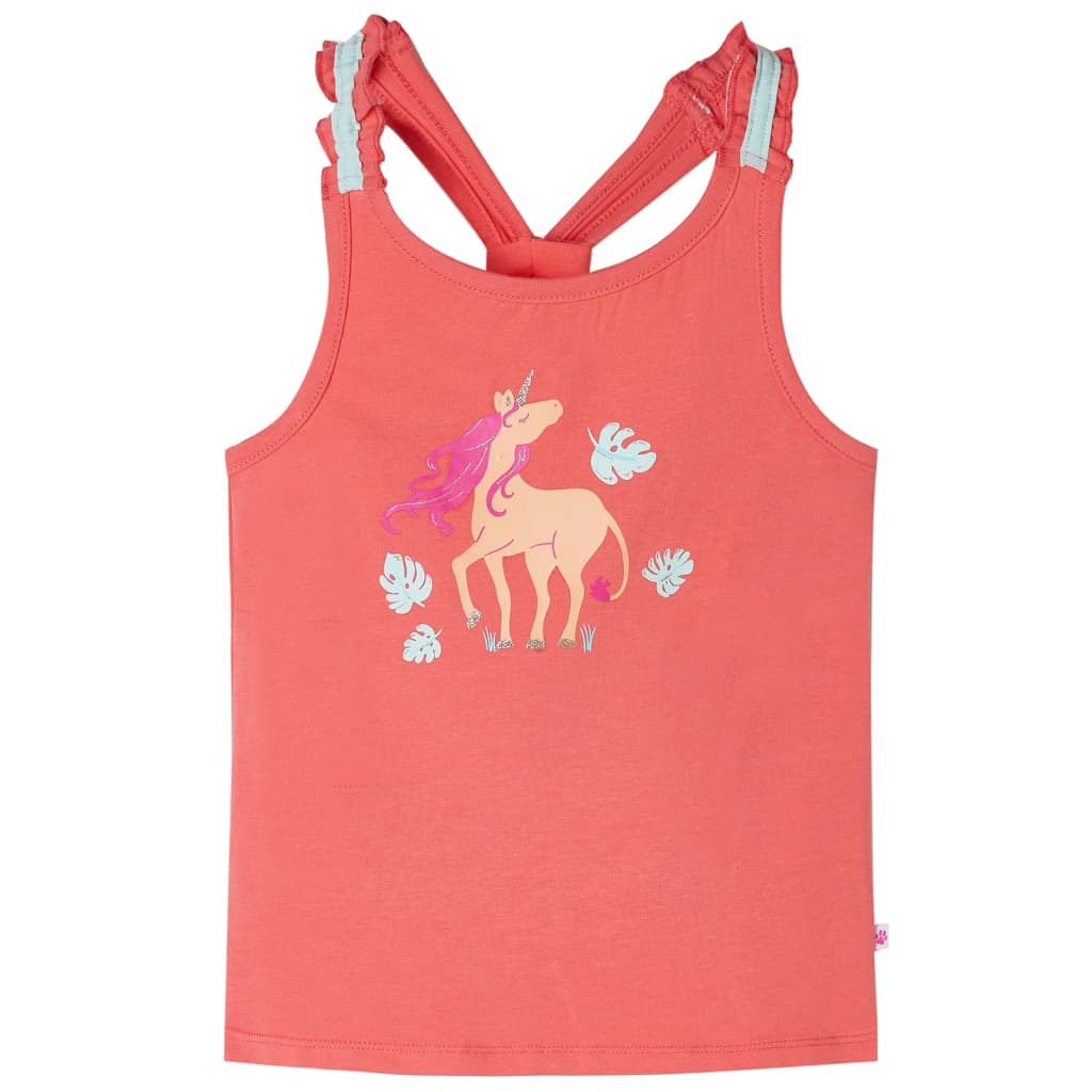 Vidaxl Children's Top 116 Coral Colored