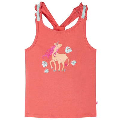 Vidaxl Children's Top 116 Coral Colored