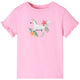 Camicia per bambini Vidaxl con maniche corte 116 rosa brillante