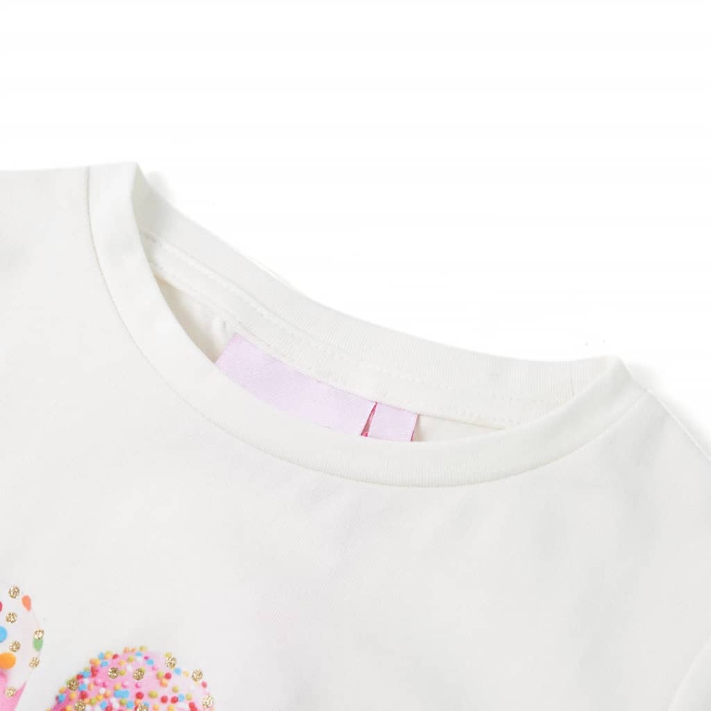 Vidaxl Camisa para niños 92 ECRU