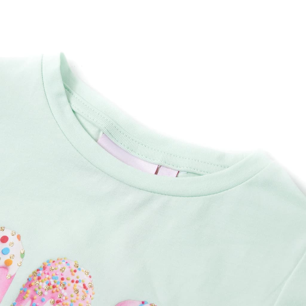 Vidaxl Camisa para niños 92 Light Mint