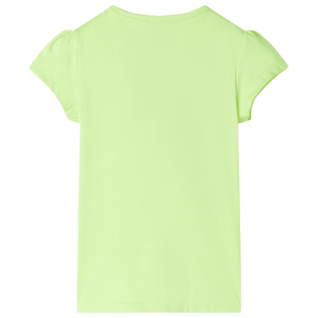 Vidaxl Camisa para niños 104 Neongeel