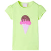 Vidaxl kindershirt 116 neongeel