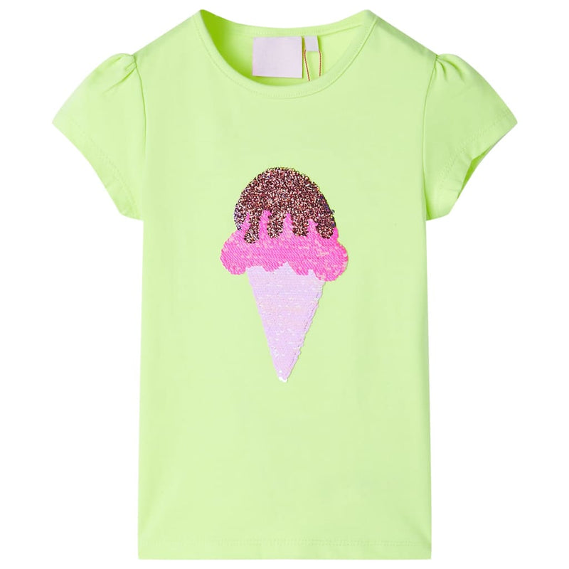 Vidaxl Children's Shirt 128 Neongeel