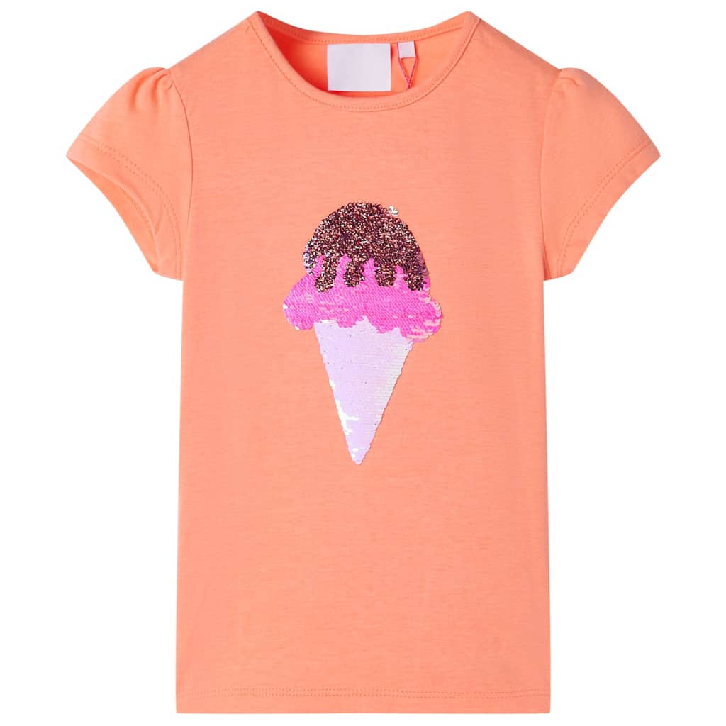Vidaxl kindershirt 116 neonoranje