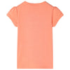 VidaXL Kindershirt 128 neonoranje