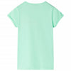 Camicia per bambini Vidaxl 92 verde brillante