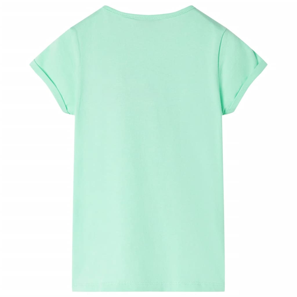 Camicia per bambini Vidaxl 92 verde brillante