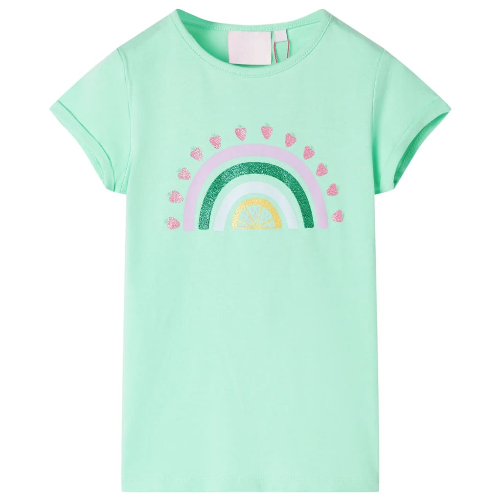 Vidaxl Shirt per bambini 128 Greentro brillante