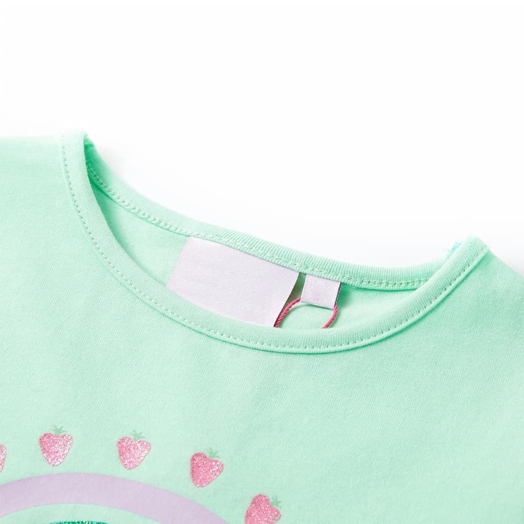 Vidaxl Shirt per bambini 128 Greentro brillante