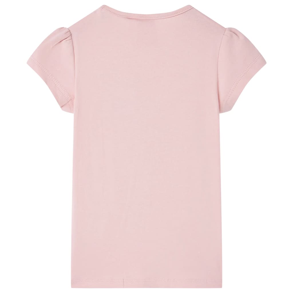 Vidaxl Shirt per bambini 128 rosa chiaro