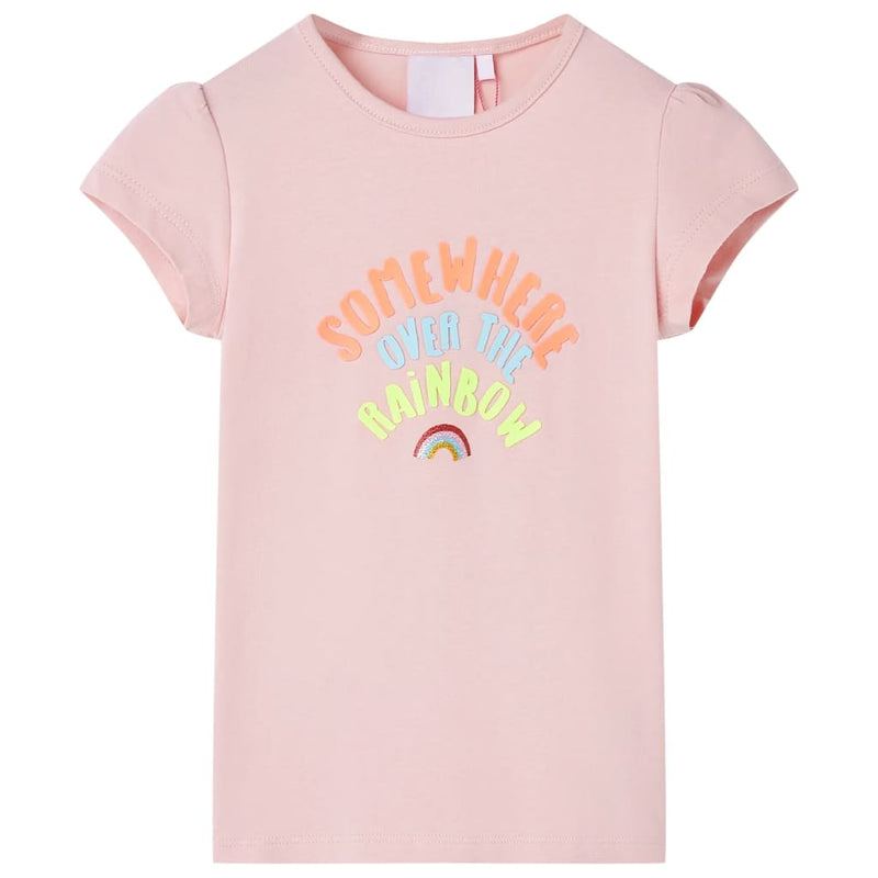 VidaXL Kindershirt 140 lichtroze