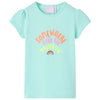 VidaXL Kindershirt 92 lichtzeeblauw