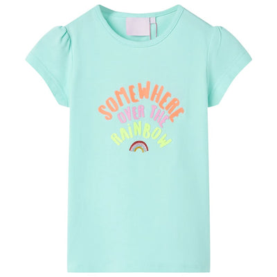 Vidaxl Shirt per bambini 92 Blu chiaro