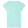 VidaXL Kindershirt 92 lichtzeeblauw