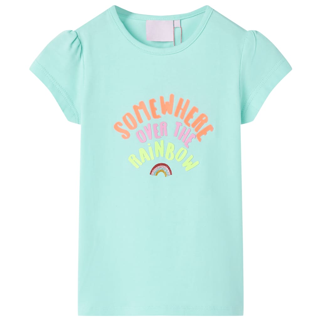 Vidaxl Shirt per bambini 104 Blu chiaro