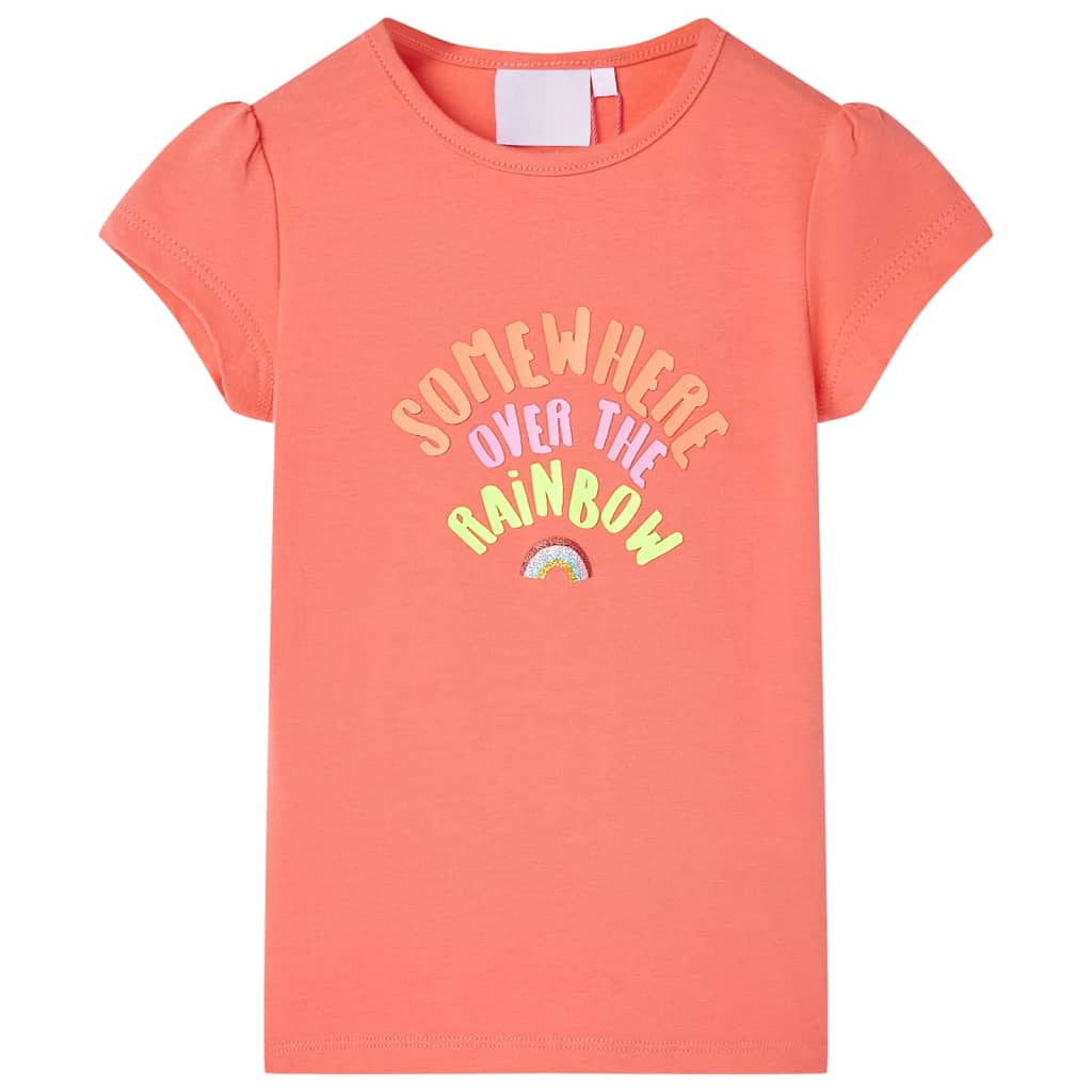 Vidaxl Children's Shirt 92 Coral Coloded