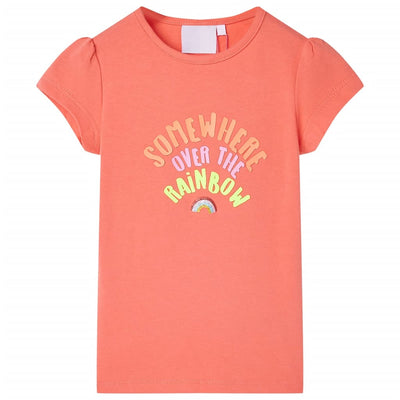 Vidaxl Children's Shirt 104 Coral Colored