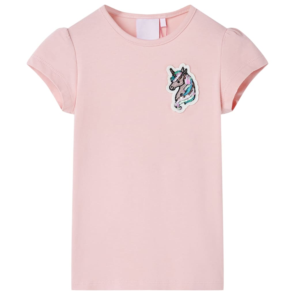 Vidaxl Camisa para niños 128 Rosa claro