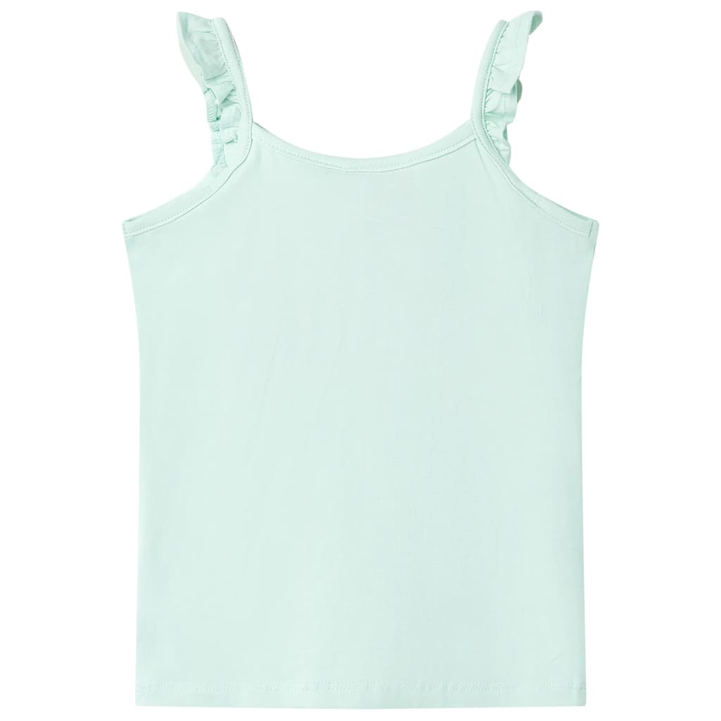 Vidaxl Children's Top 128 Light Mint -Colorado