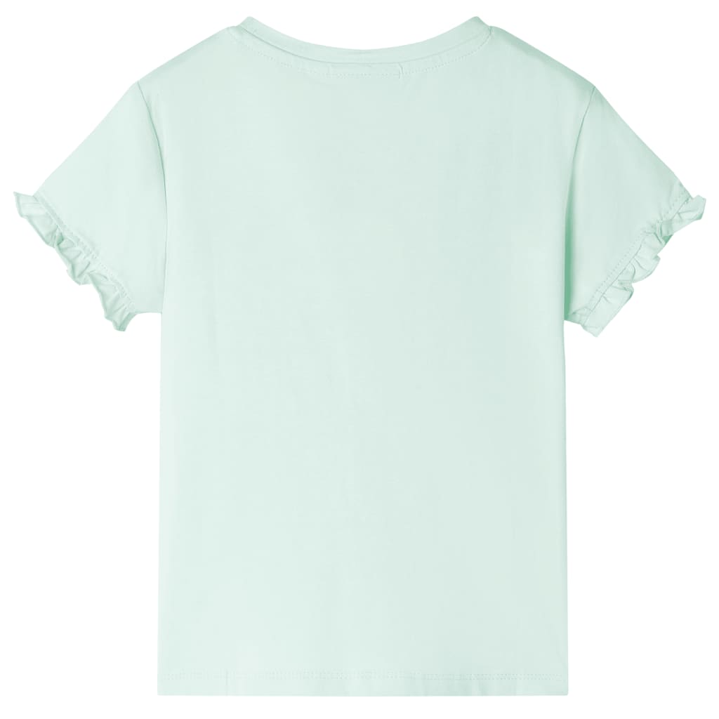 Vidaxl Camisa para niños 140 Light Mint