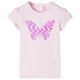 Vidaxl Children's shirt with cap sleeves 104 Soft pink