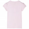 Camicia per bambini Vidaxl con maniche di cappuccio 104 rosa morbido