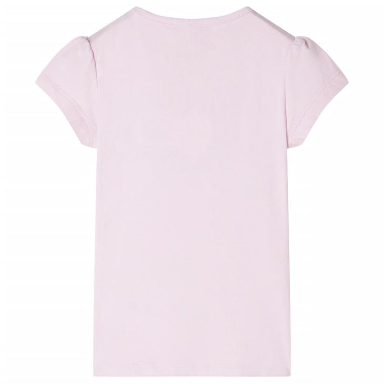 Camicia per bambini Vidaxl con maniche di cappuccio 104 rosa morbido