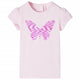 Vidaxl Children's shirt with cap sleeves 128 Soft pink