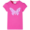 Camicia per bambini Vidaxl con maniche di cappuccio 116 rosa scuro