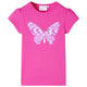 Vidaxl Children's shirt with cap sleeves 140 Dark pink