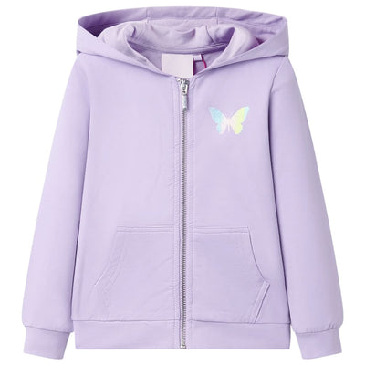 Vidaxl Children's Stupt with Hoody 128 Lila