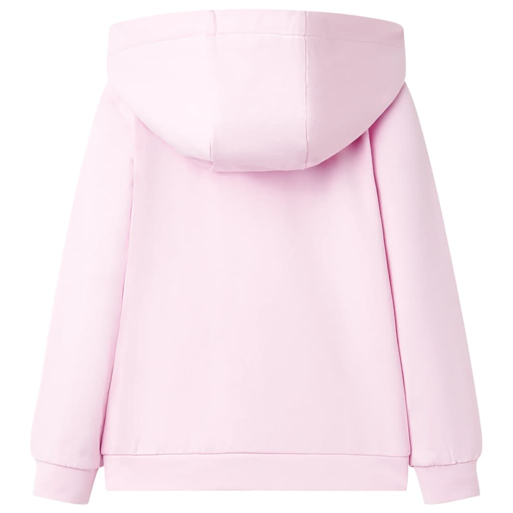 Vidaxl Children's Stupt With Hood 104 Pink chiaro