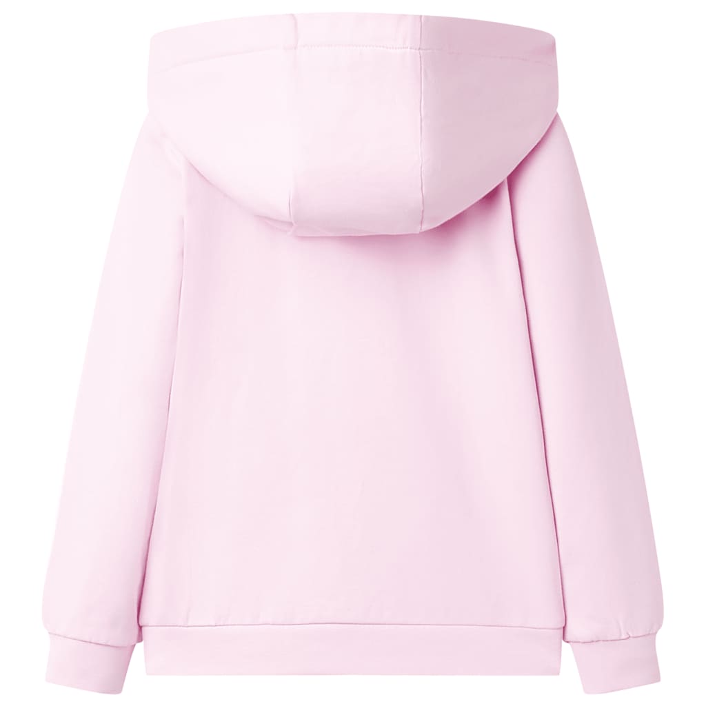 Vidaxl Children's Stupt With Hood 116 Pink chiaro