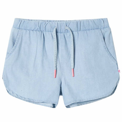 Vidaxl Shorts per bambini 128 Blu morbida