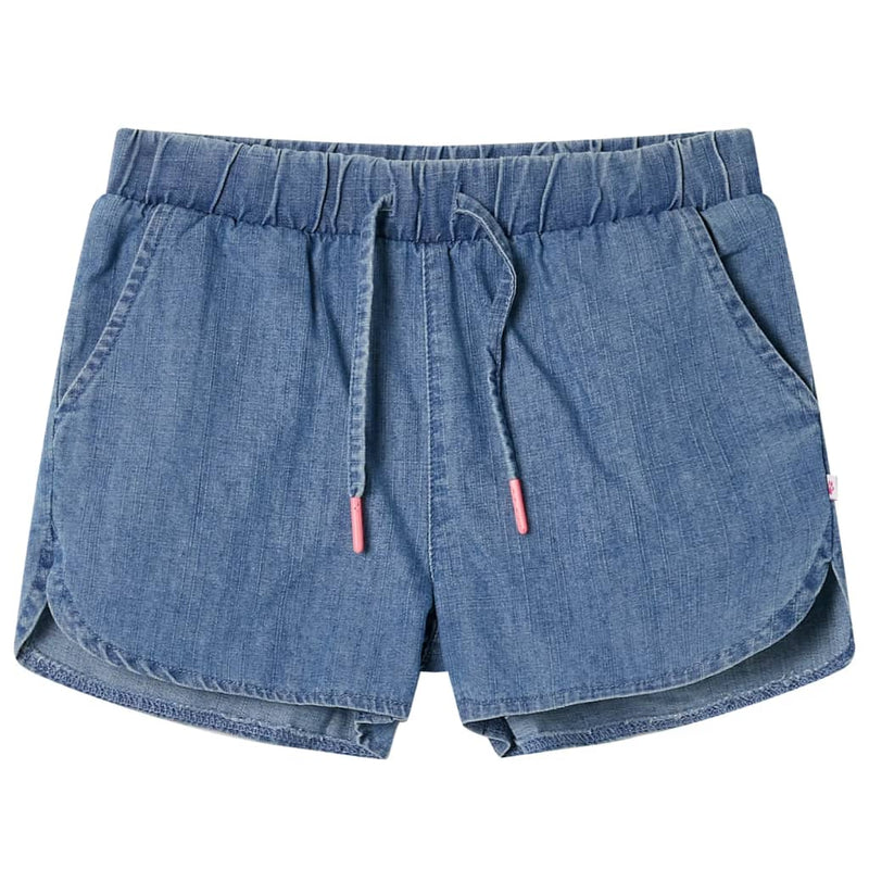 Vidaxl kindershorts 116 denimblauw