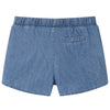 Vidaxl Shorts per bambini 140 denim blu