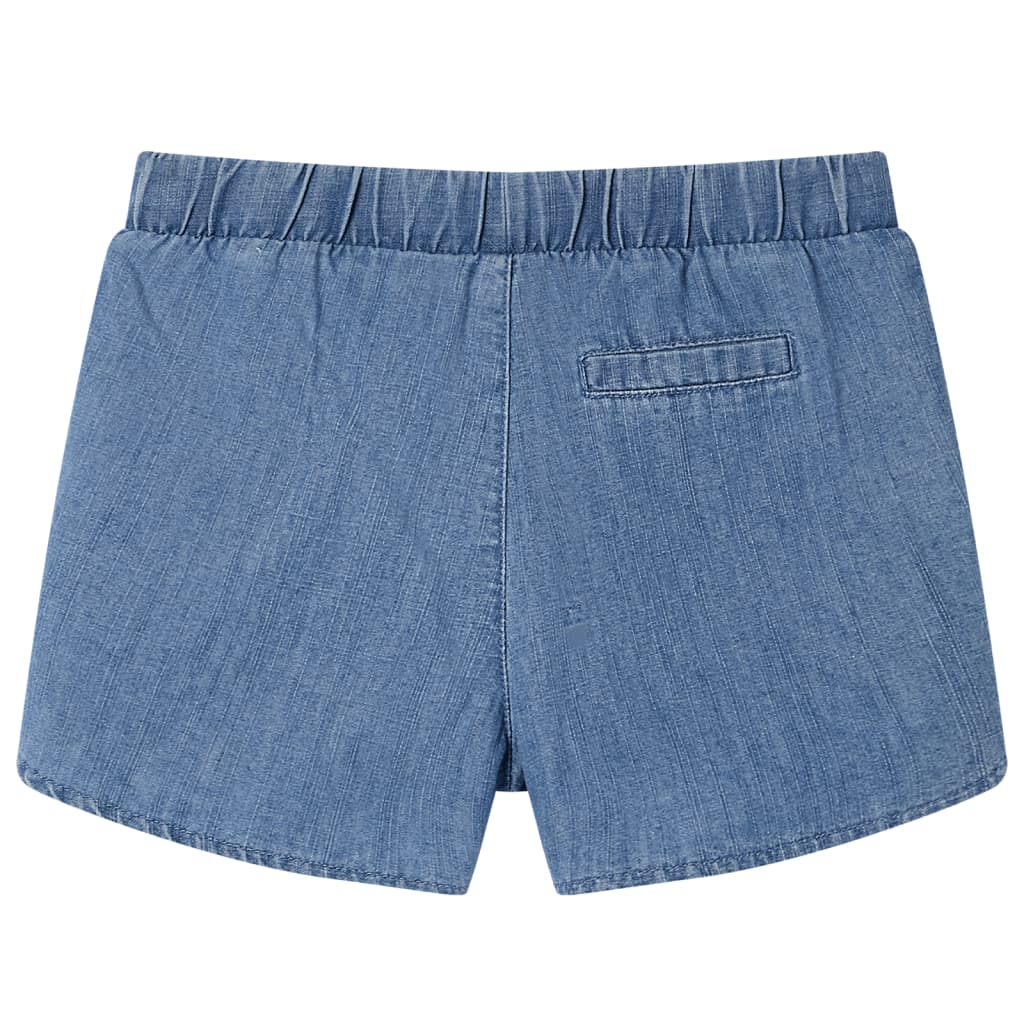 Vidaxl Shorts per bambini 140 denim blu