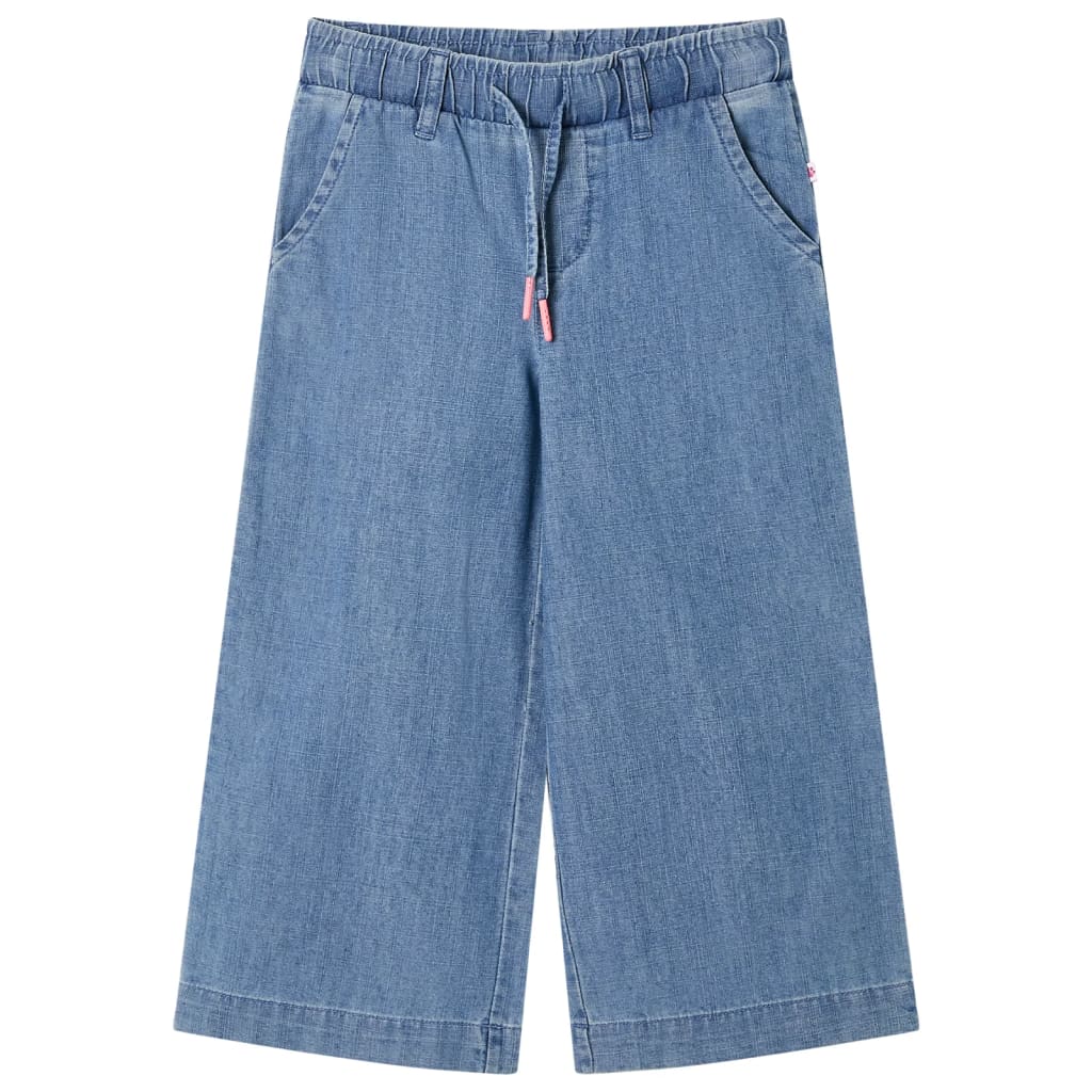 Vidaxl kinderbroek 92 denimblauw